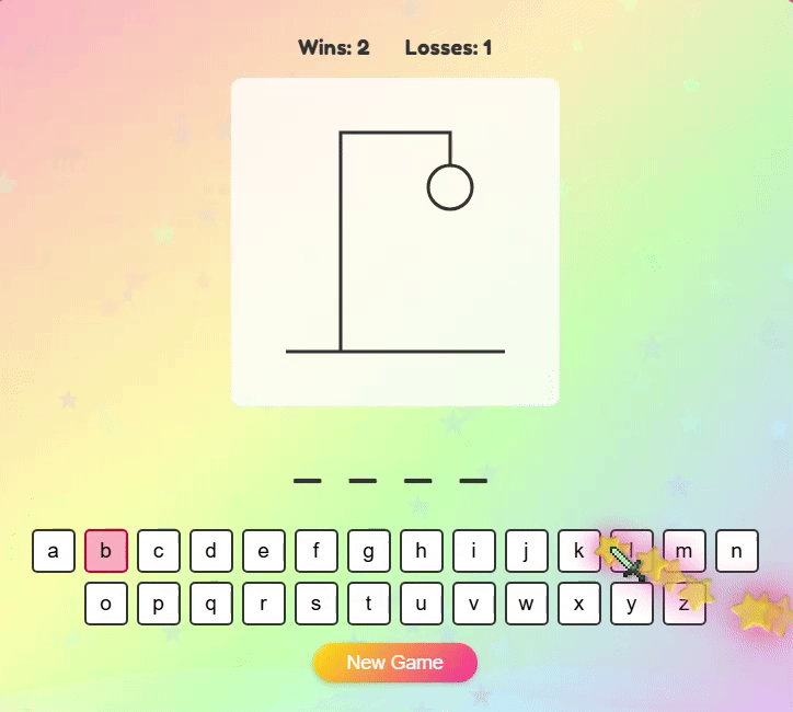 Color Hangman Game