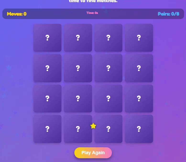Memory Match Game